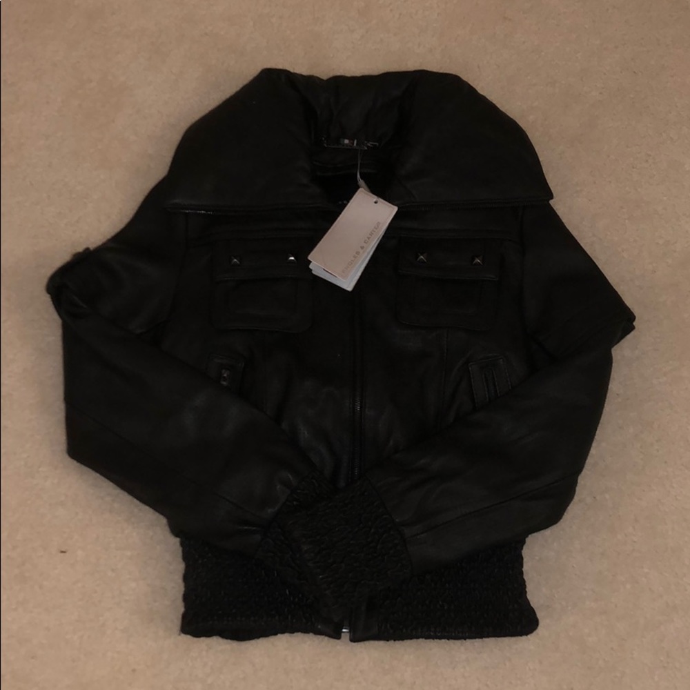 Knoles and Carter lamb leather jacket